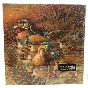 Springbok FAMILY OUTING Ducks Ducklings 500+ pc Jigsaw Puzzle Hallmark PZL2109